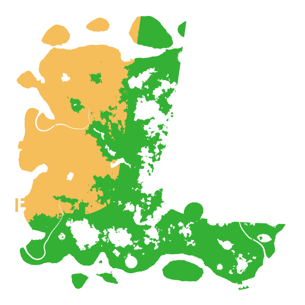 Biome Rust Map: Procedural Map, Size: 4500, Seed: 1564570043