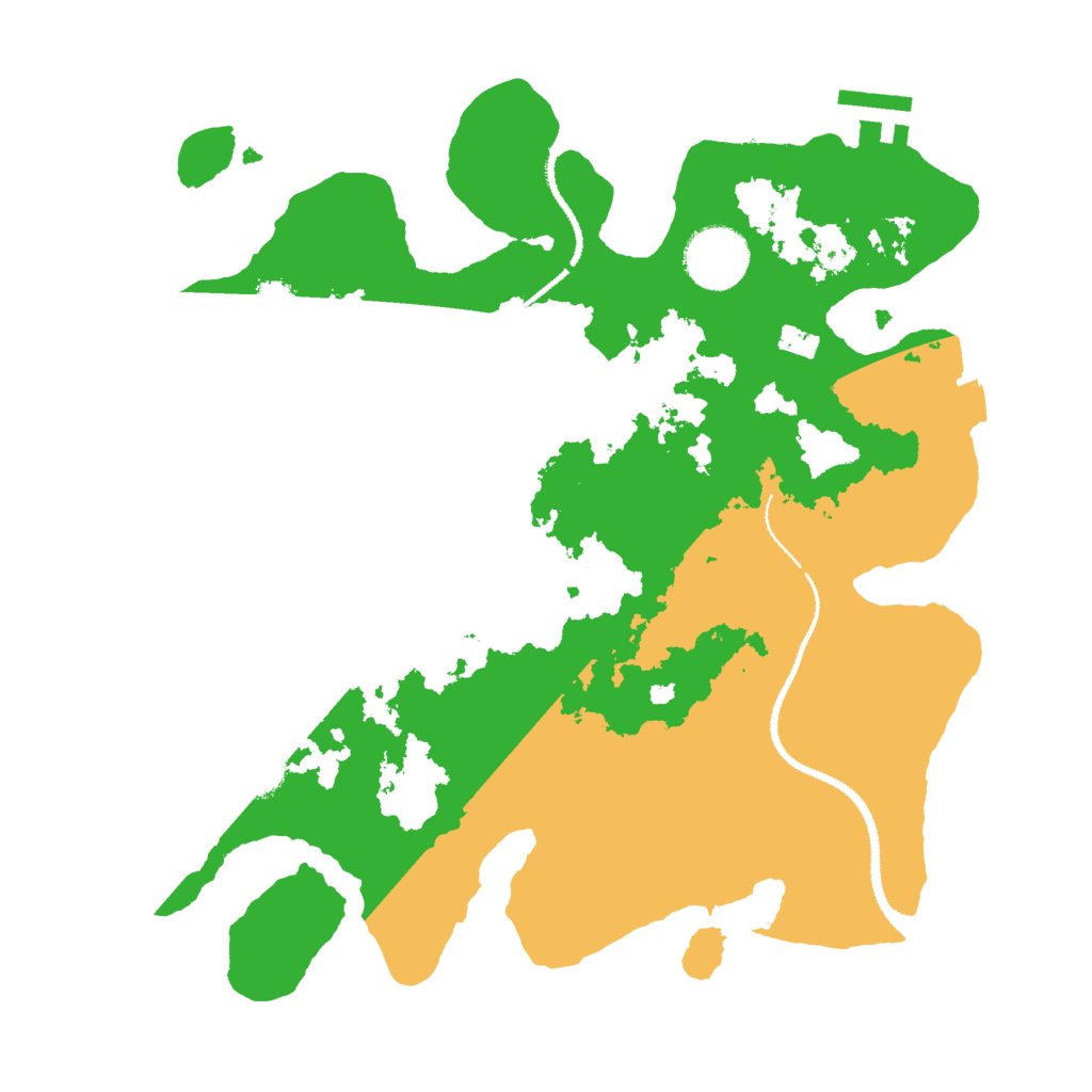 Biome Rust Map: Procedural Map, Size: 3000, Seed: 28797