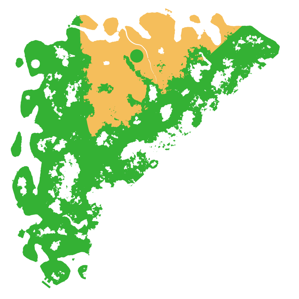 Biome Rust Map: Procedural Map, Size: 6000, Seed: 1596605926