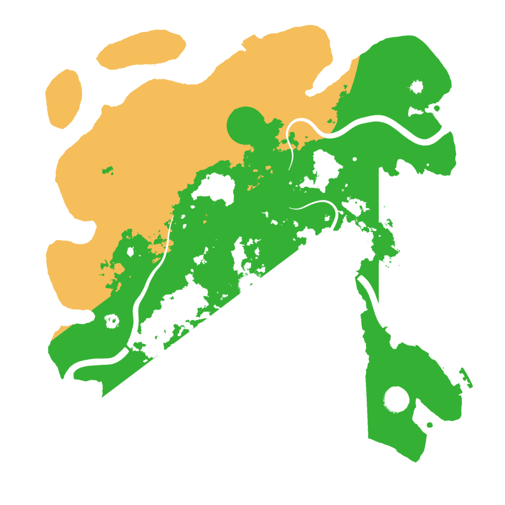 Biome Rust Map: Procedural Map, Size: 3500, Seed: 1451358776