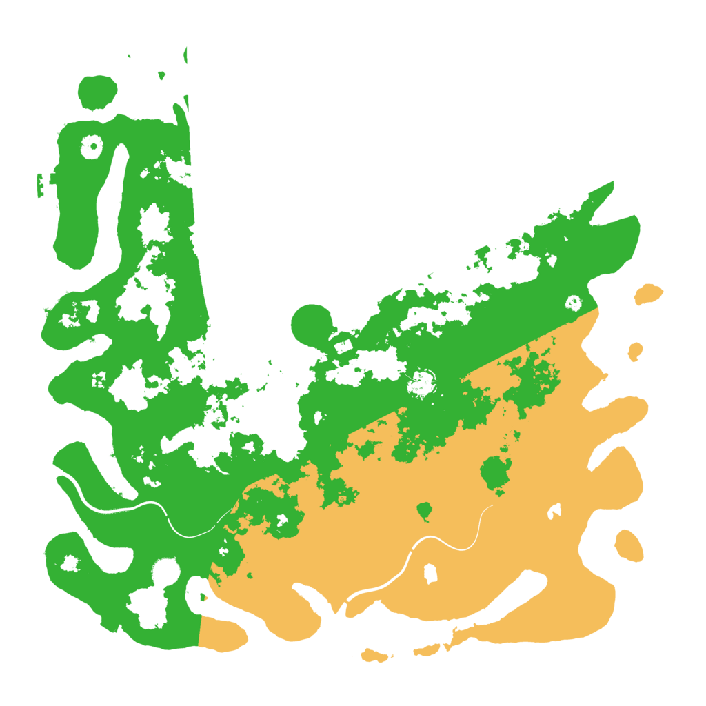 Biome Rust Map: Procedural Map, Size: 4500, Seed: 1691926224