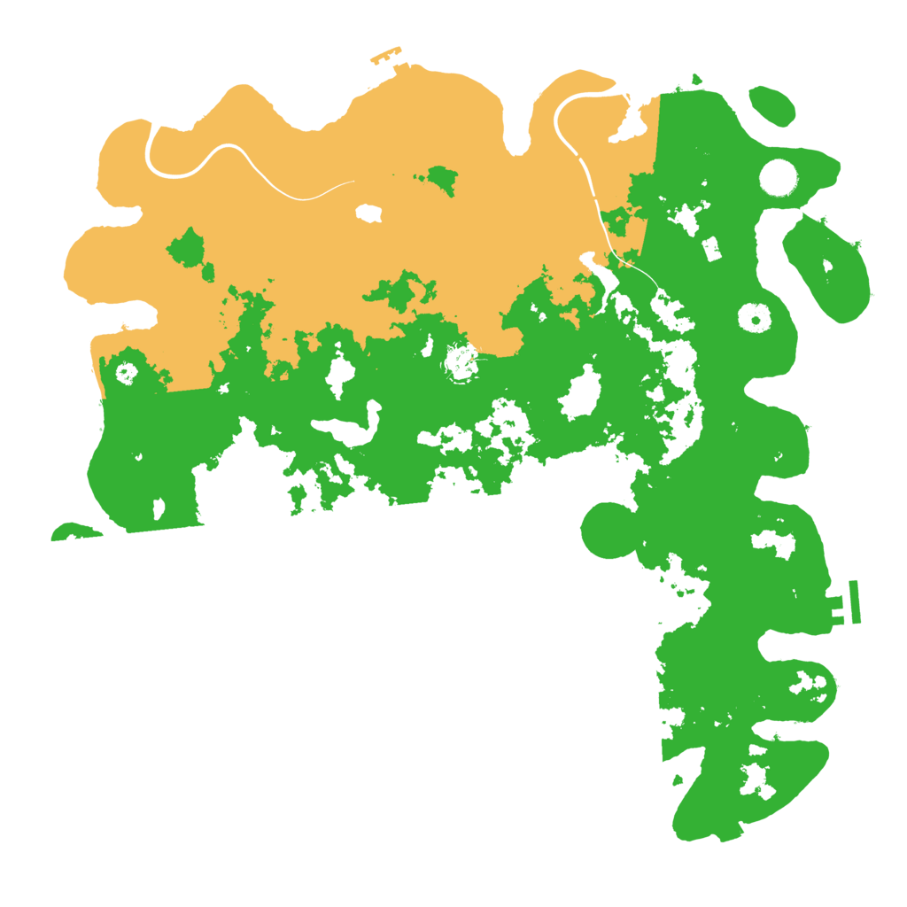 Biome Rust Map: Procedural Map, Size: 4250, Seed: 989952926