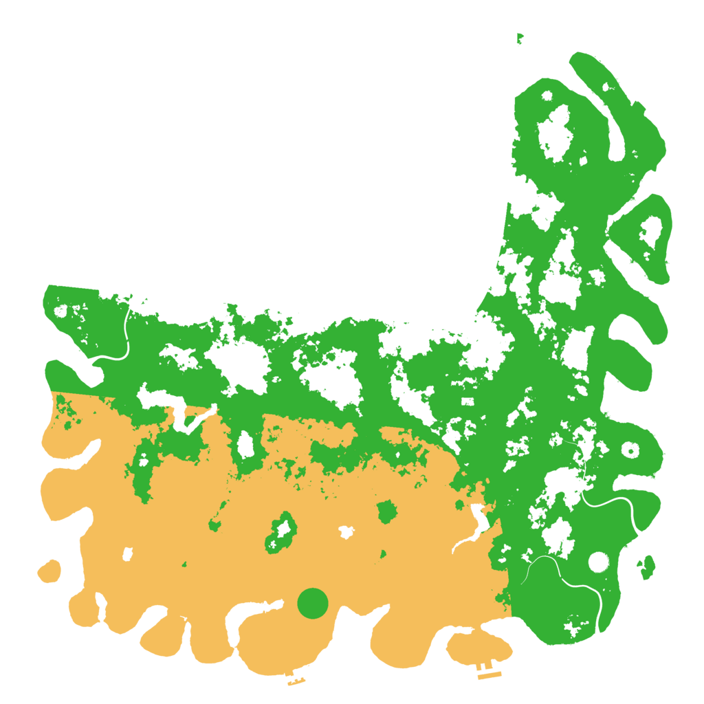 Biome Rust Map: Procedural Map, Size: 6000, Seed: 988614800