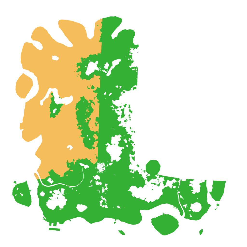 Biome Rust Map: Procedural Map, Size: 4500, Seed: 1802927559