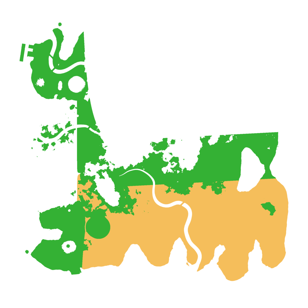 Biome Rust Map: Procedural Map, Size: 3500, Seed: 2013205228