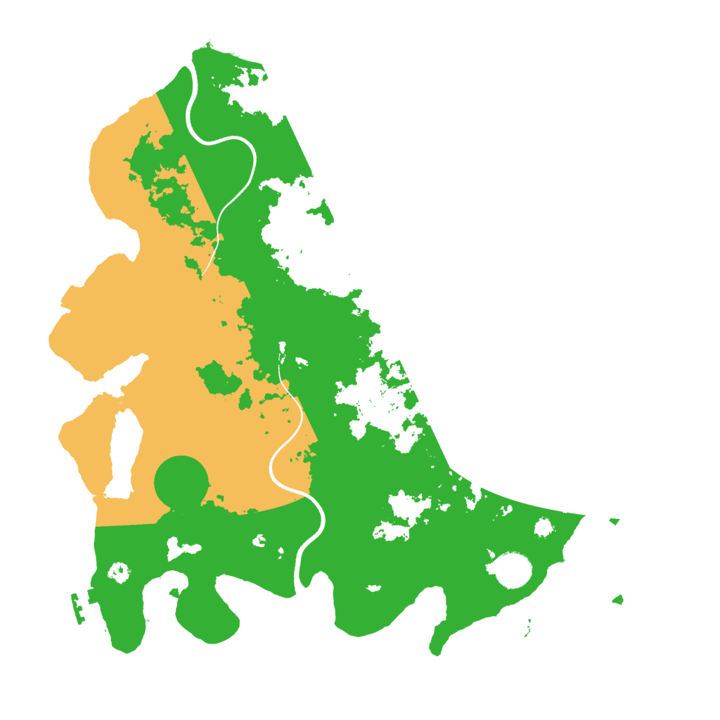 Biome Rust Map: Procedural Map, Size: 3500, Seed: 600282661