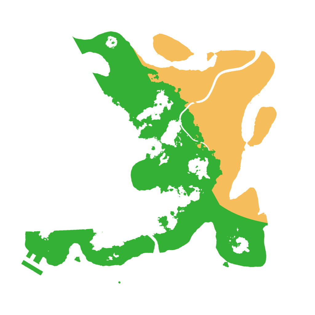 Biome Rust Map: Procedural Map, Size: 2800, Seed: 1531031854