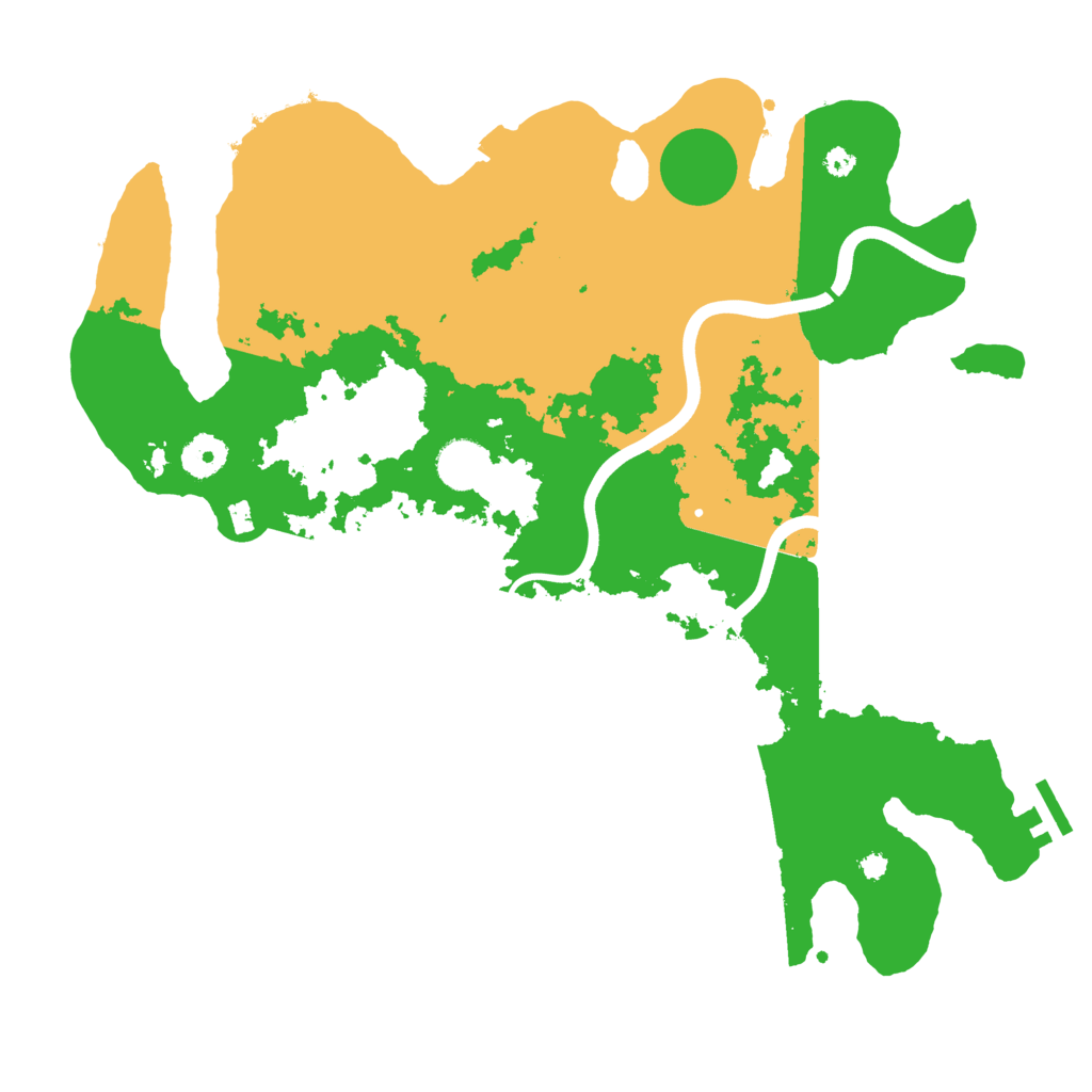 Biome Rust Map: Procedural Map, Size: 3750, Seed: 824104409