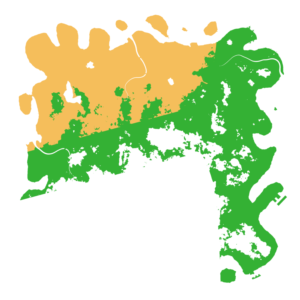 Biome Rust Map: Procedural Map, Size: 5000, Seed: 793280572