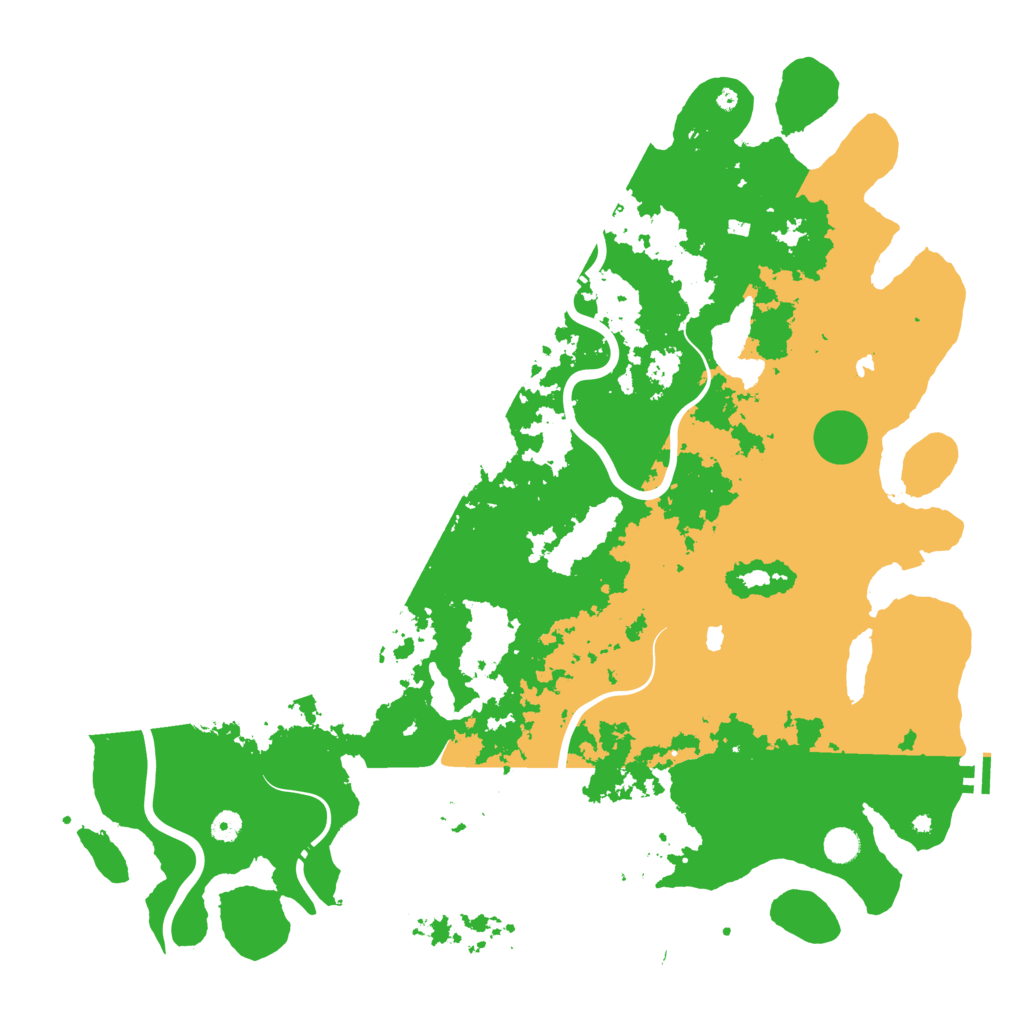 Biome Rust Map: Procedural Map, Size: 5000, Seed: 1876320338