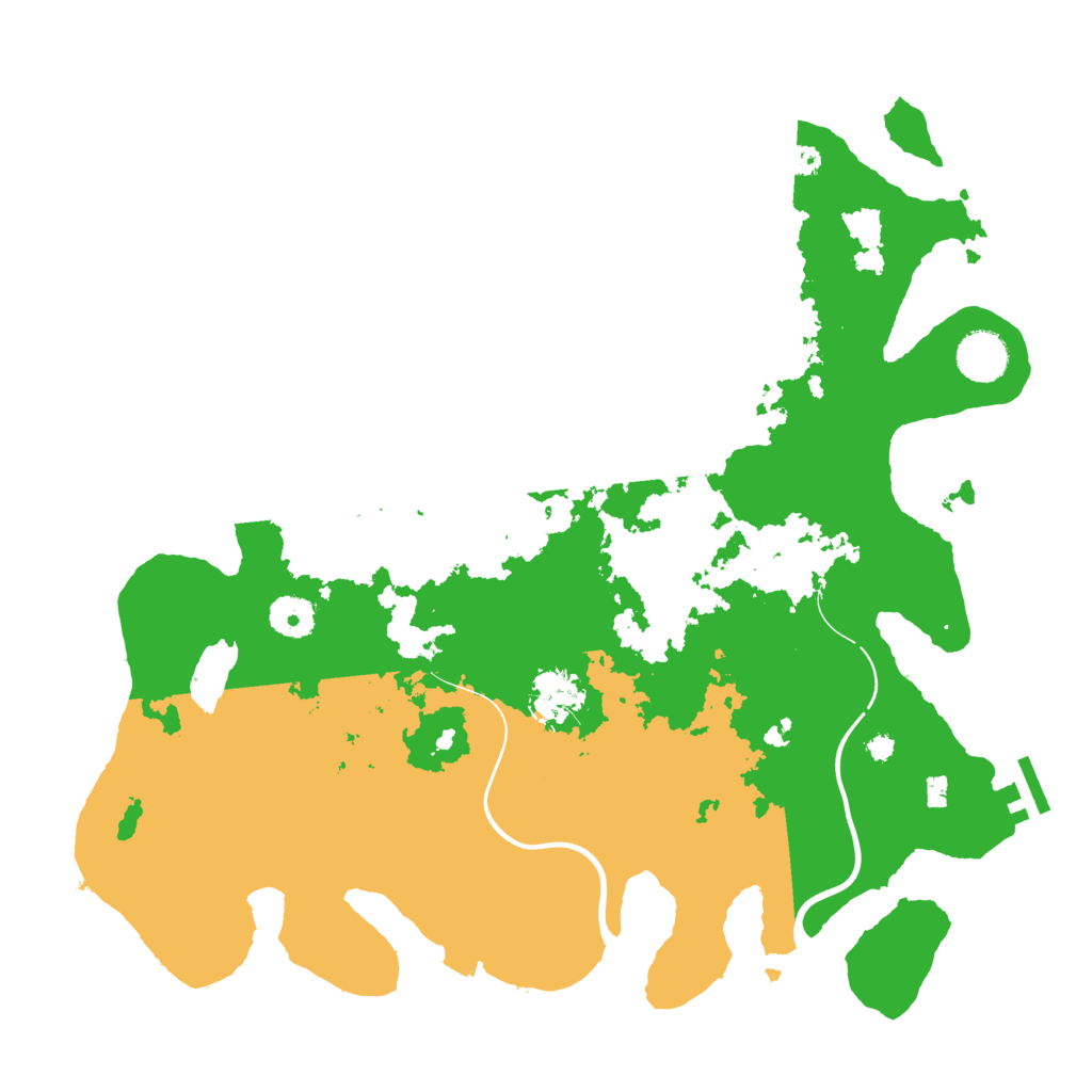 Biome Rust Map: Procedural Map, Size: 3750, Seed: 79859778