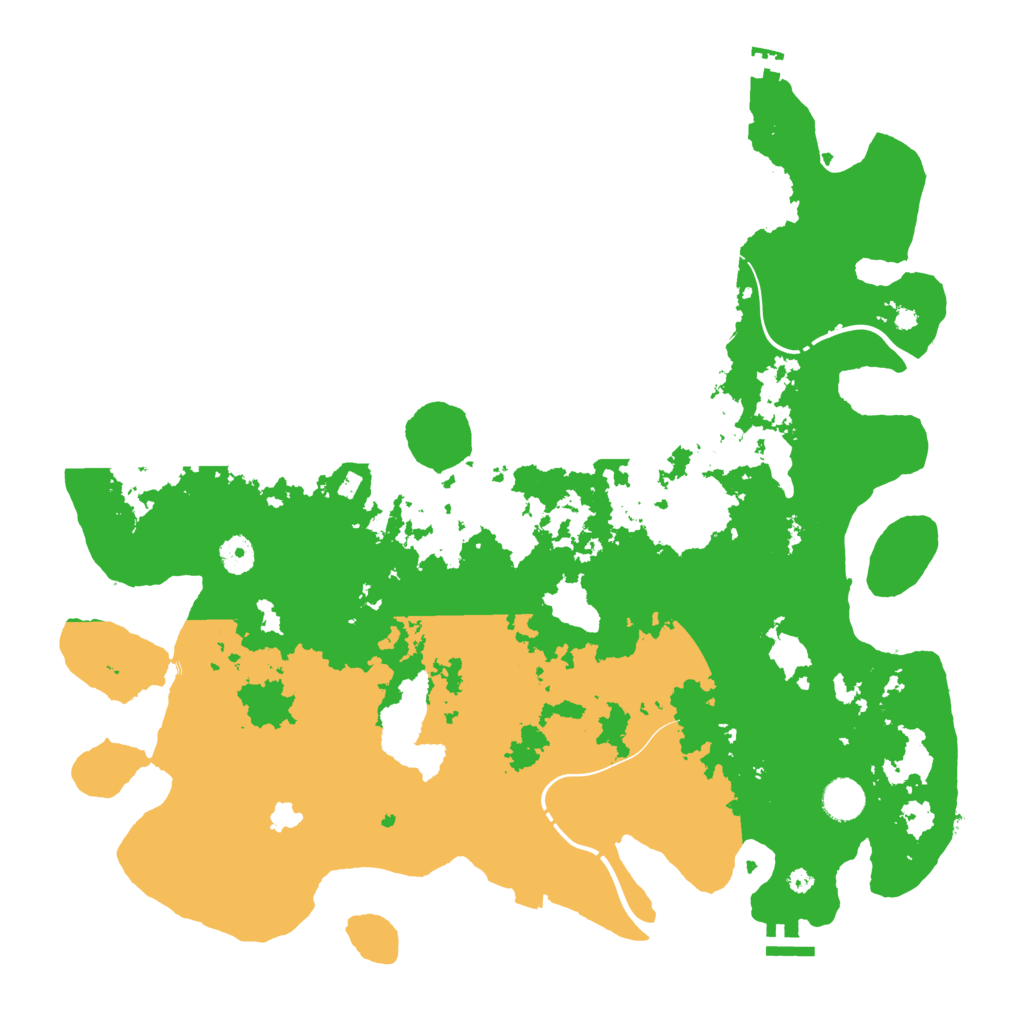 Biome Rust Map: Procedural Map, Size: 4250, Seed: 597739550