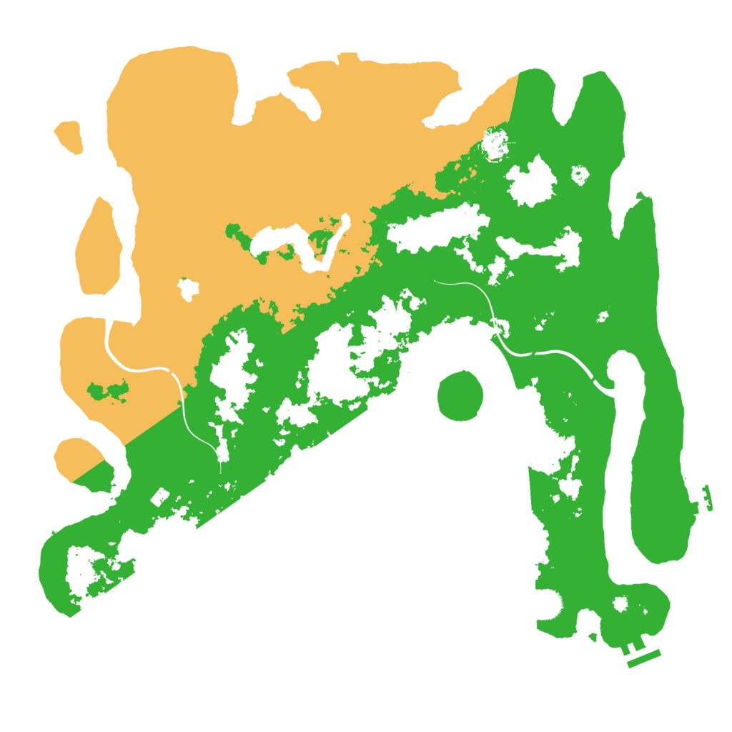 Biome Rust Map: Procedural Map, Size: 4250, Seed: 113485343