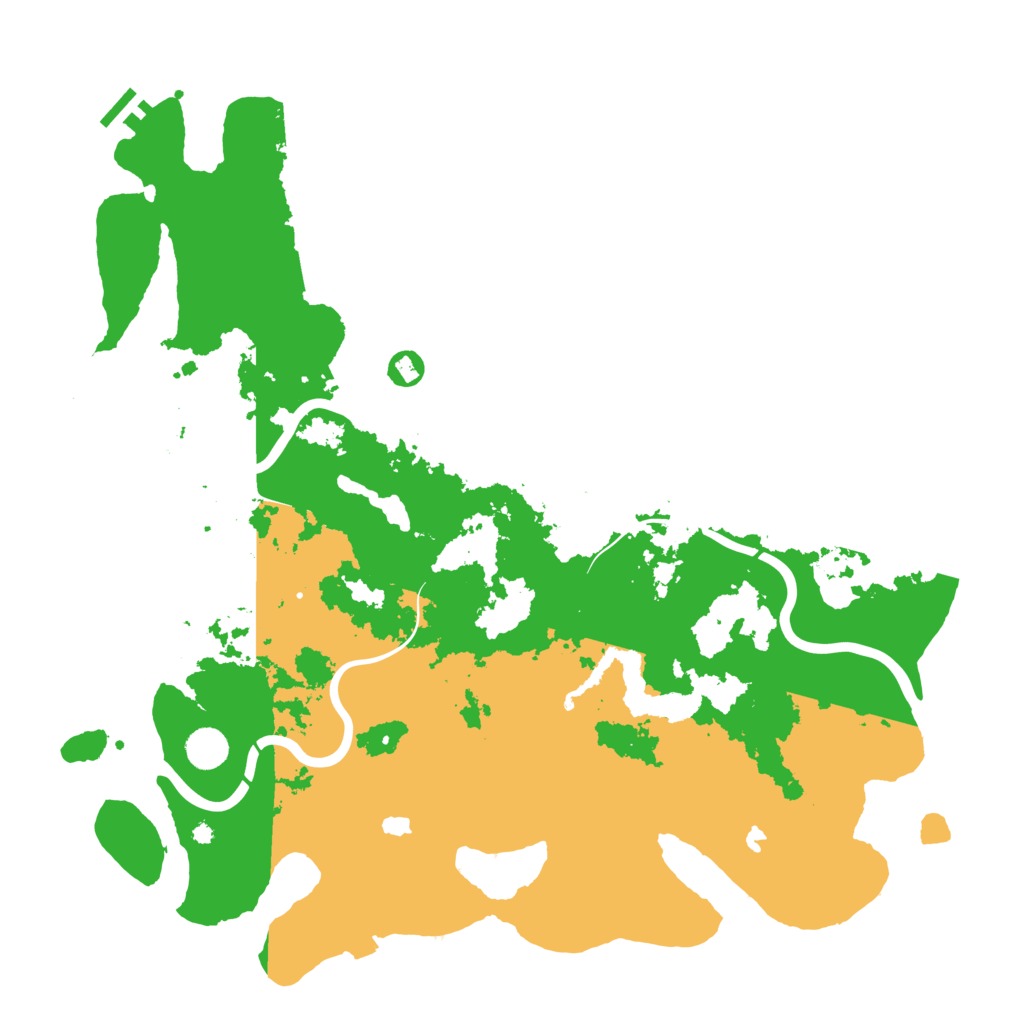 Biome Rust Map: Procedural Map, Size: 4500, Seed: 1178908653
