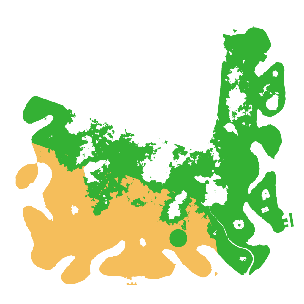 Biome Rust Map: Procedural Map, Size: 4500, Seed: 1947721028