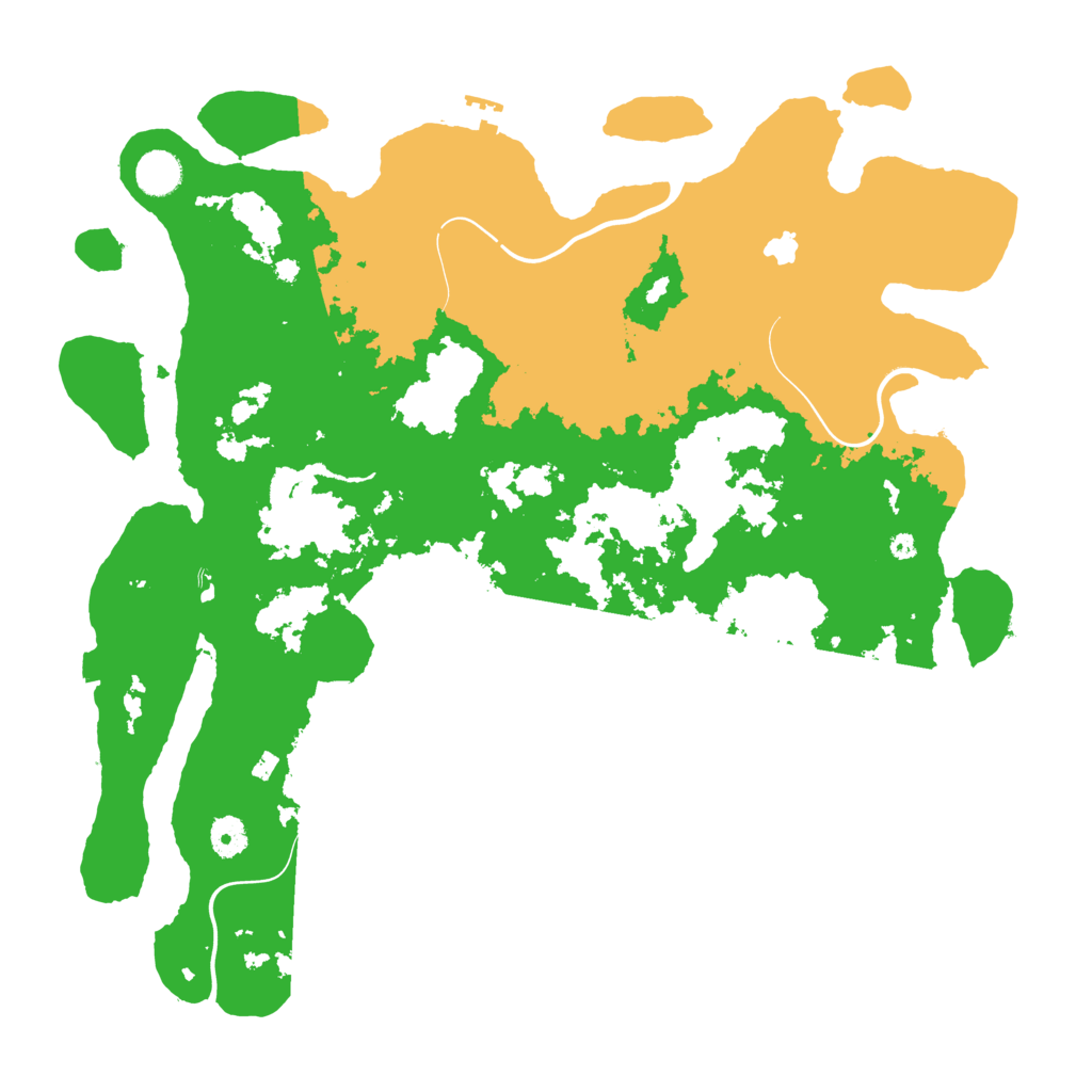 Biome Rust Map: Procedural Map, Size: 4200, Seed: 1490511477