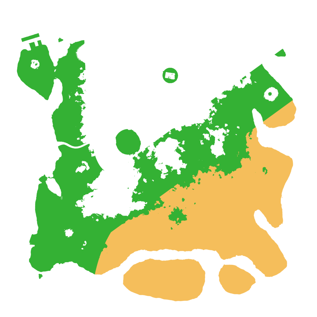 Biome Rust Map: Procedural Map, Size: 3500, Seed: 819185510