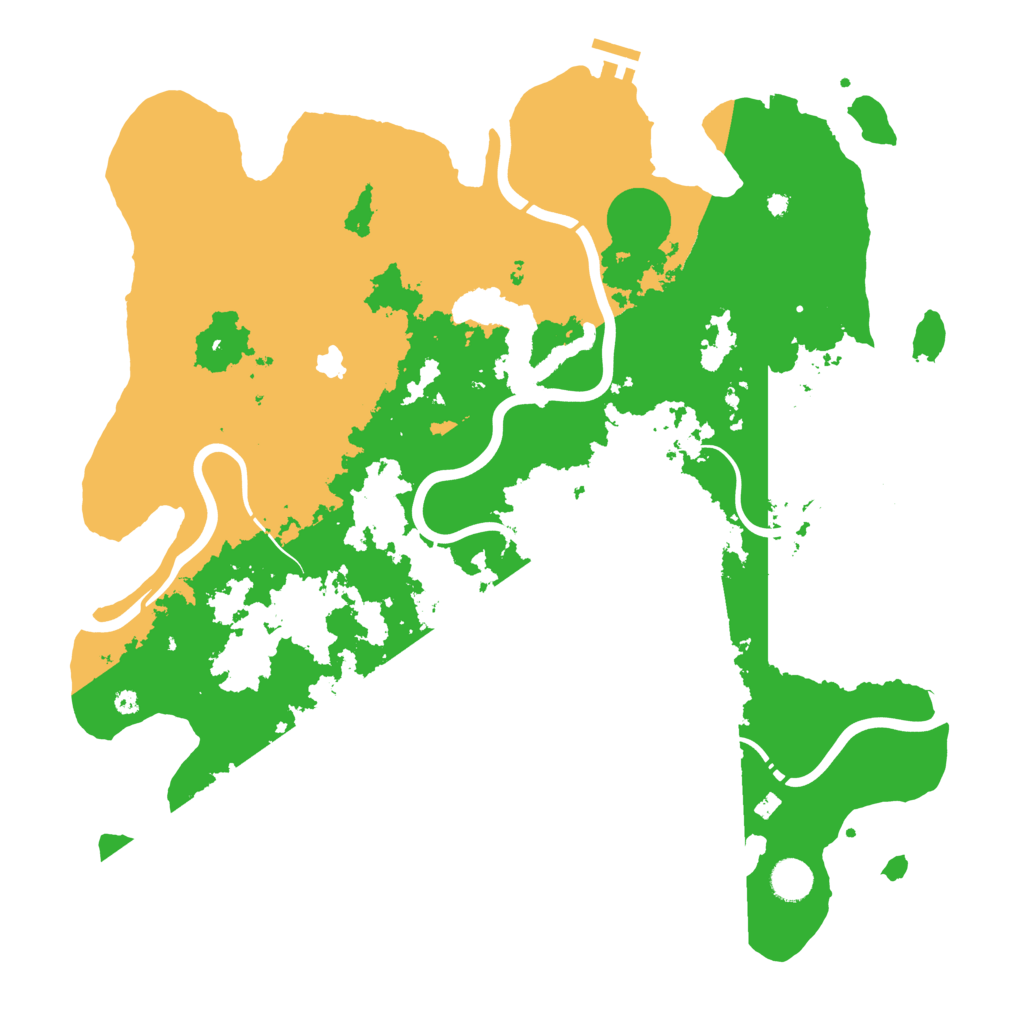 Biome Rust Map: Procedural Map, Size: 4250, Seed: 345634383