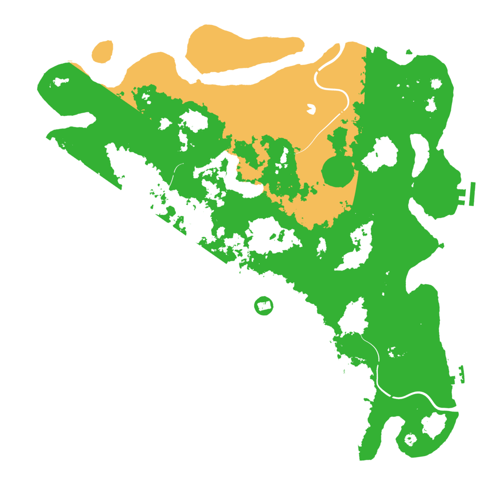 Biome Rust Map: Procedural Map, Size: 4250, Seed: 42461128