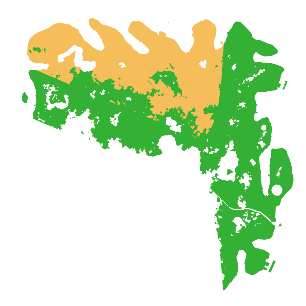 Biome Rust Map: Procedural Map, Size: 5000, Seed: 2311