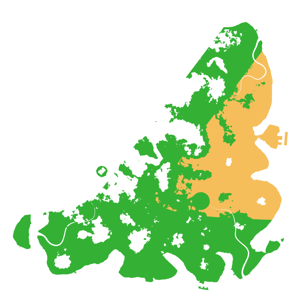 Biome Rust Map: Procedural Map, Size: 4500, Seed: 859590111
