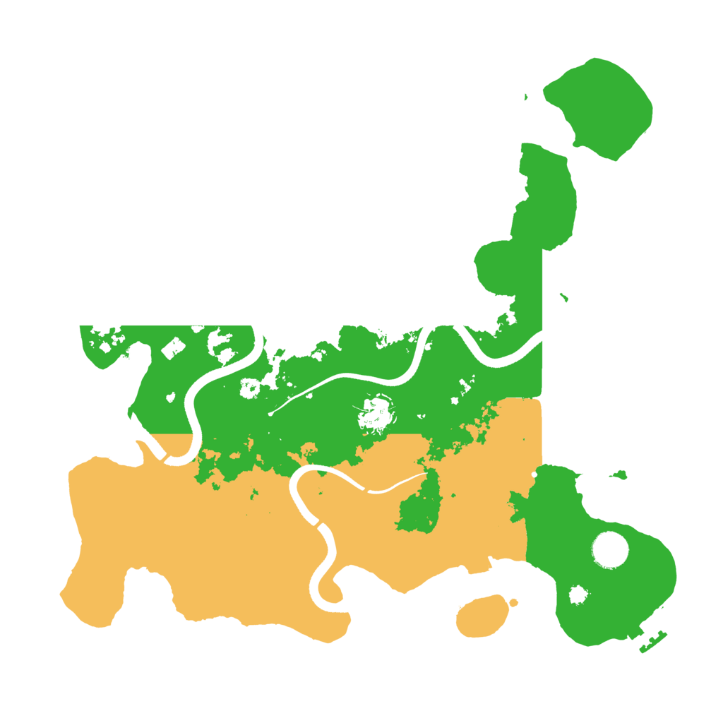 Biome Rust Map: Procedural Map, Size: 3500, Seed: 1862039060