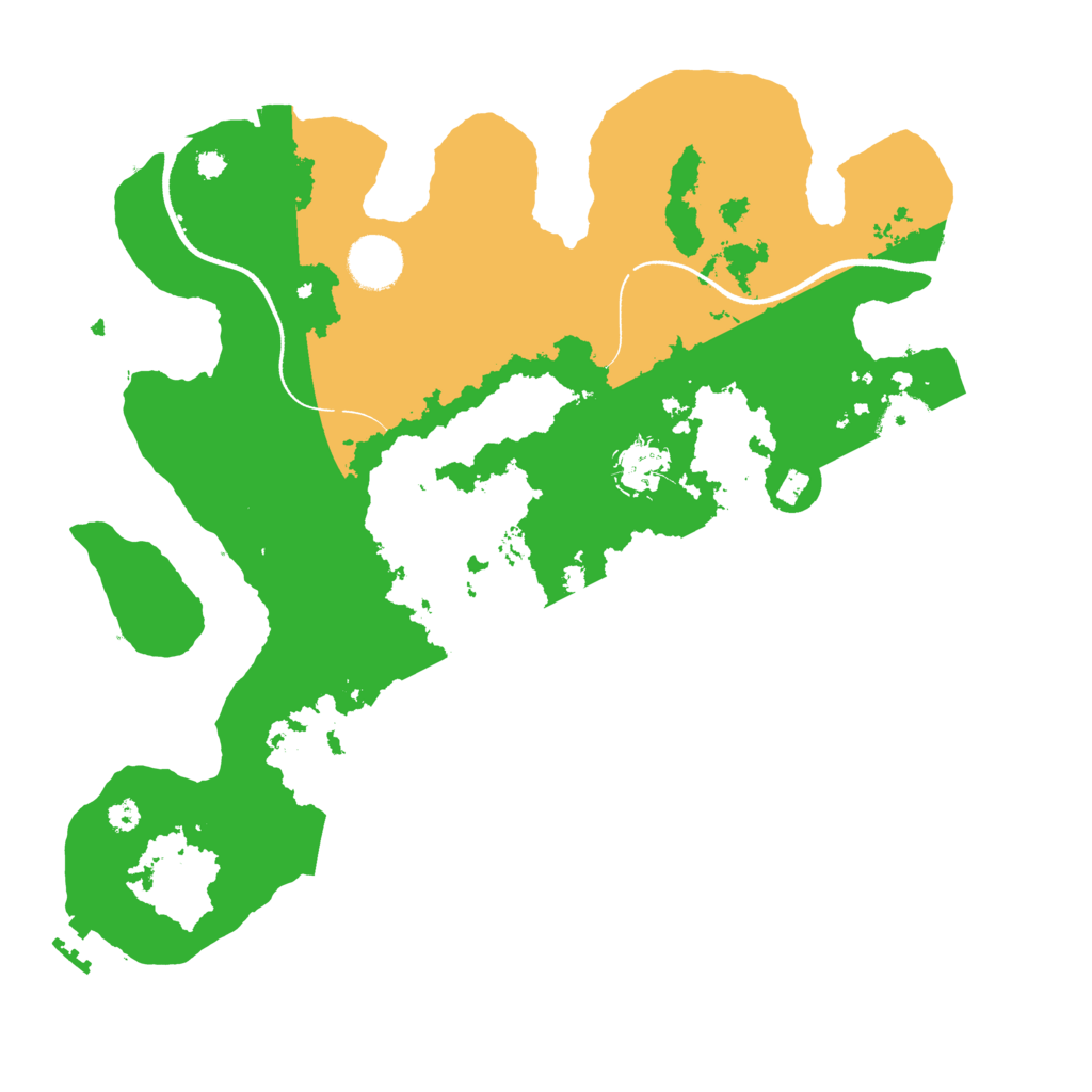 Biome Rust Map: Procedural Map, Size: 3500, Seed: 1592083358