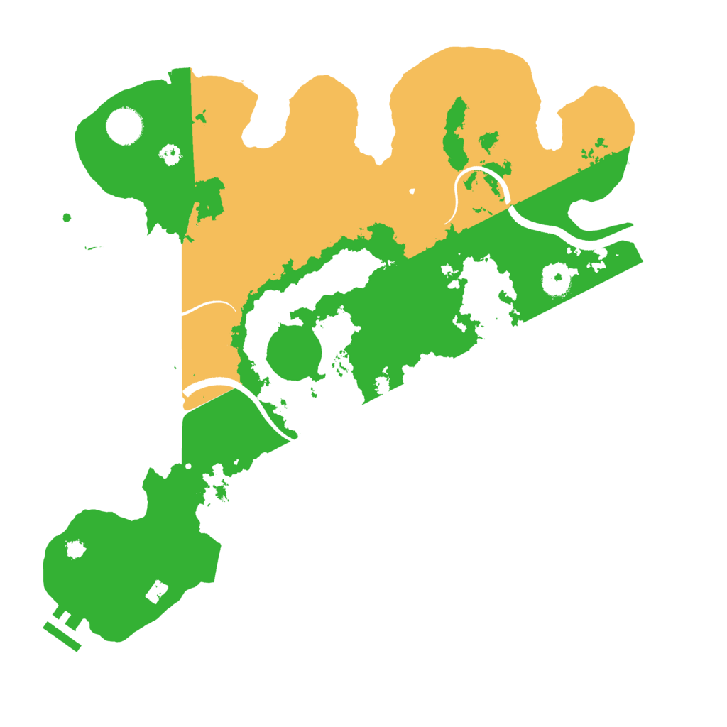 Biome Rust Map: Procedural Map, Size: 3500, Seed: 1592083358