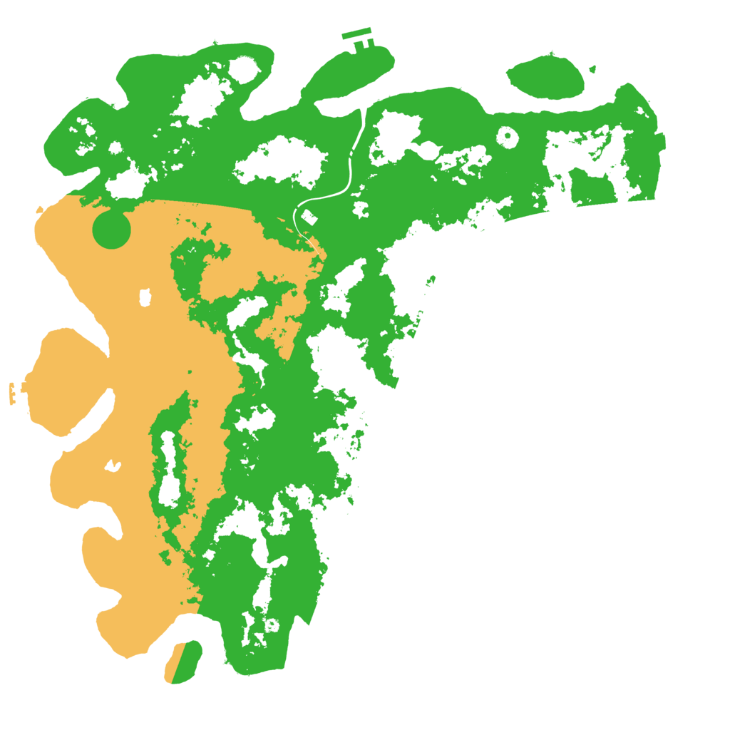 Biome Rust Map: Procedural Map, Size: 5000, Seed: 342028272