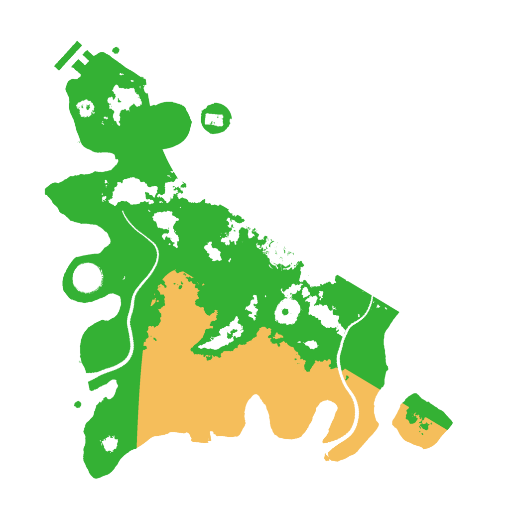 Biome Rust Map: Procedural Map, Size: 3000, Seed: 9861