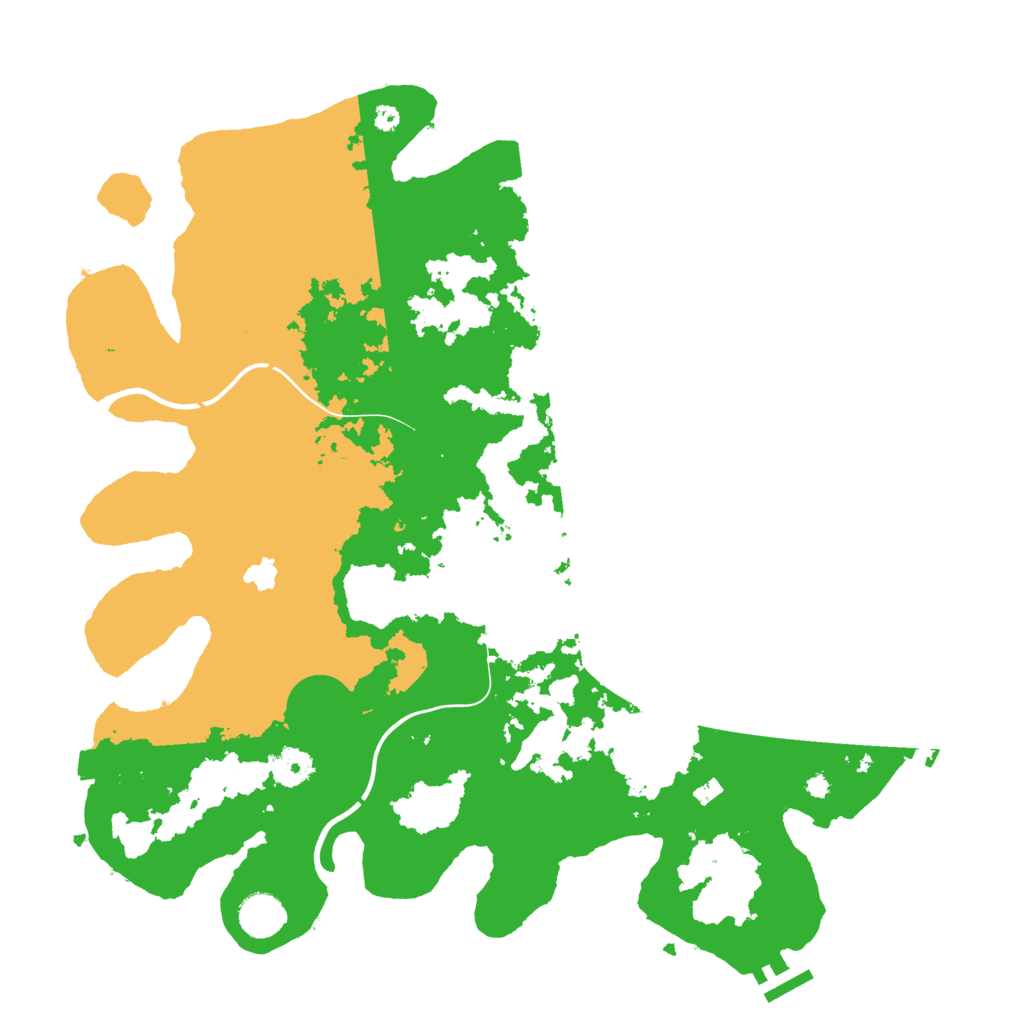 Biome Rust Map: Procedural Map, Size: 4000, Seed: 2105914293