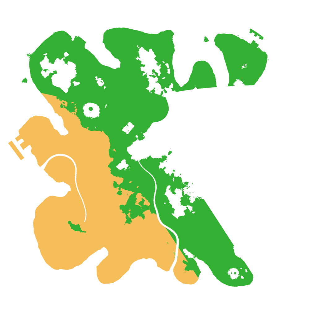 Biome Rust Map: Procedural Map, Size: 3000, Seed: 776089935