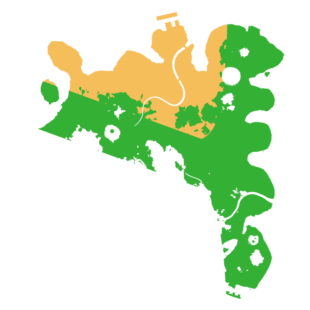 Biome Rust Map: Procedural Map, Size: 3000, Seed: 156431153