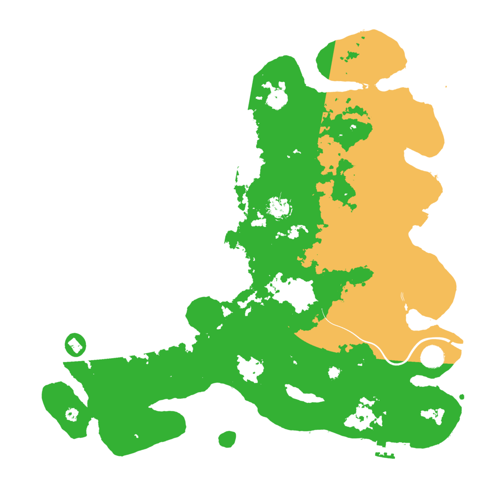 Biome Rust Map: Procedural Map, Size: 3800, Seed: 479013557