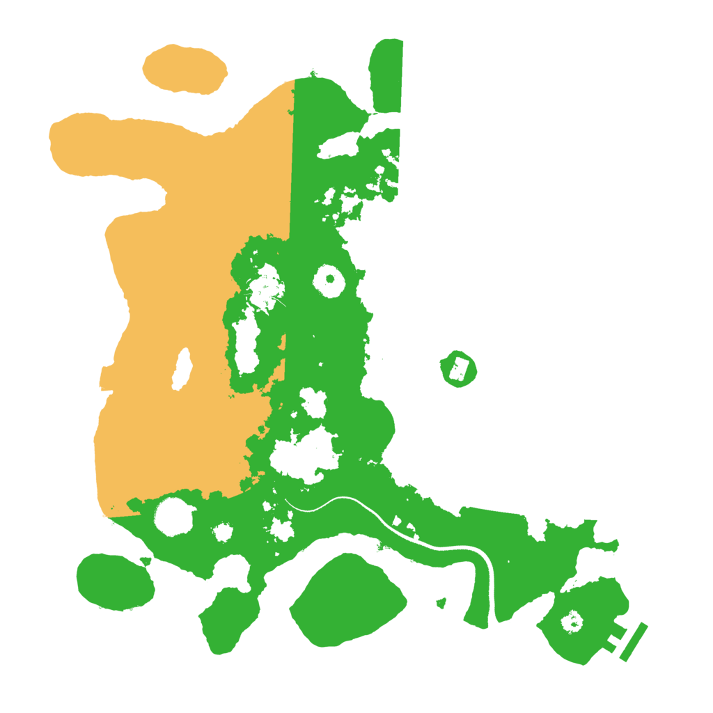 Biome Rust Map: Procedural Map, Size: 3400, Seed: 2500