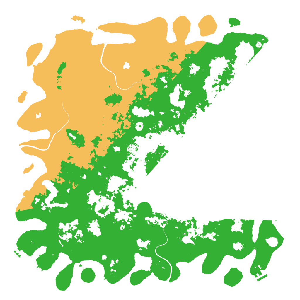 Biome Rust Map: Procedural Map, Size: 5350, Seed: 1014290088