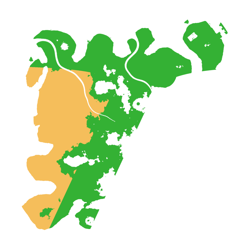 Biome Rust Map: Procedural Map, Size: 3000, Seed: 78187167