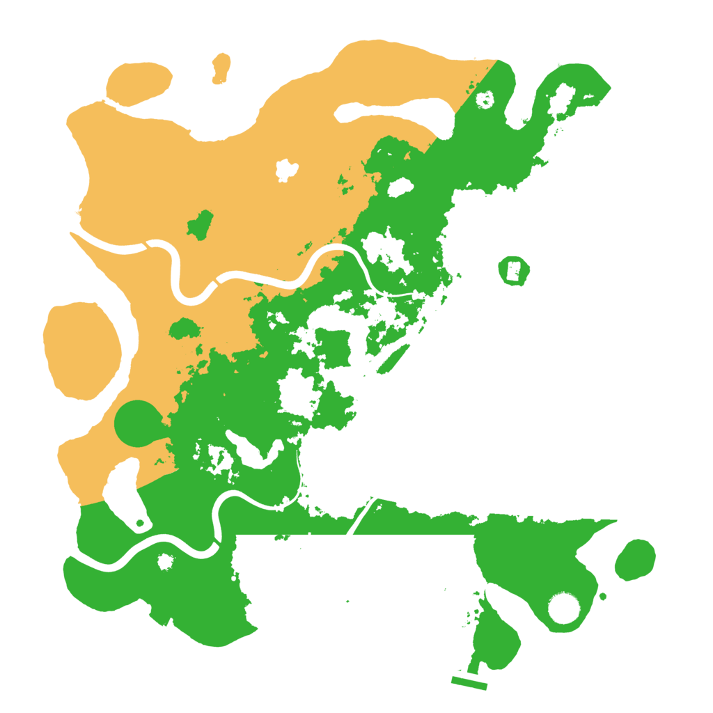 Biome Rust Map: Procedural Map, Size: 4000, Seed: 924198215