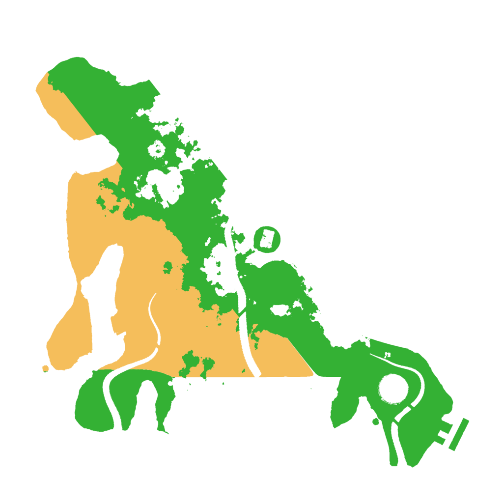 Biome Rust Map: Procedural Map, Size: 3000, Seed: 600408729
