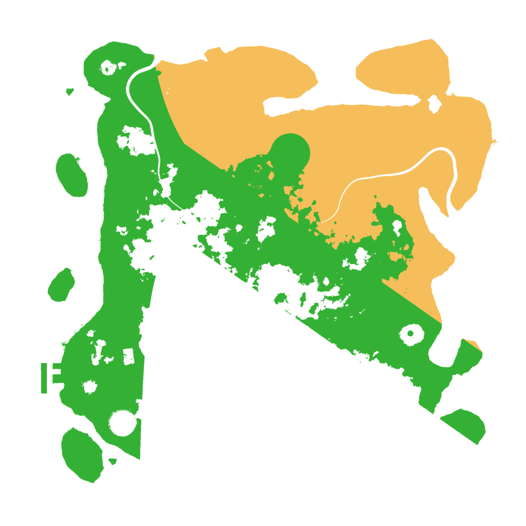 Biome Rust Map: Procedural Map, Size: 3500, Seed: 1871572946