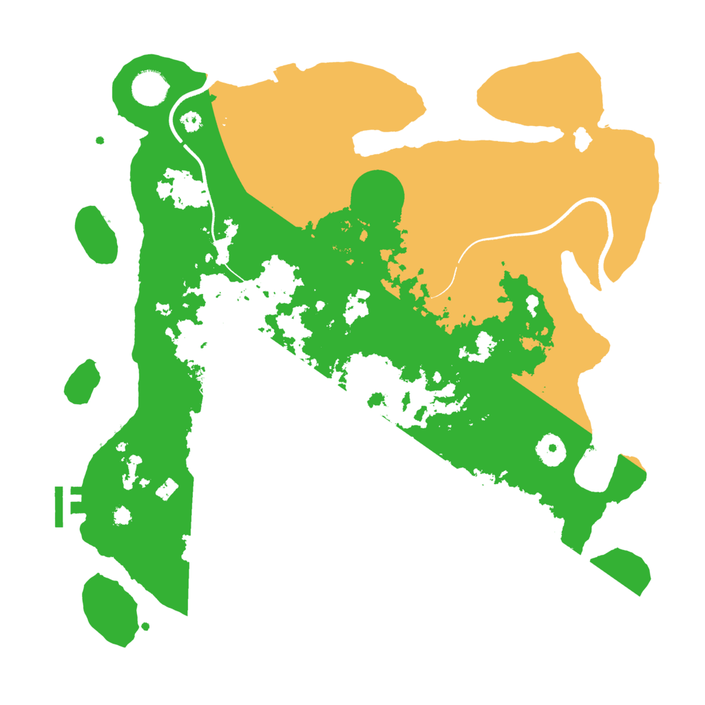 Biome Rust Map: Procedural Map, Size: 3500, Seed: 1871572946