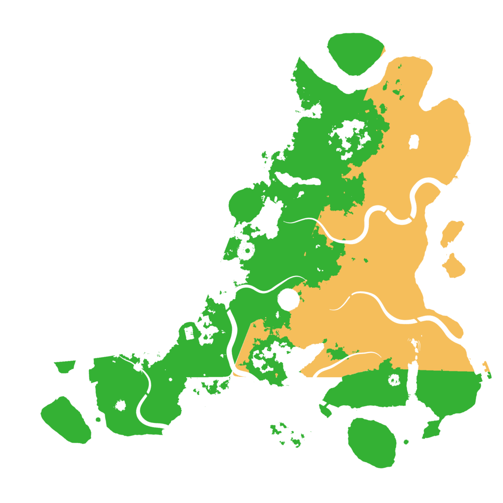 Biome Rust Map: Procedural Map, Size: 4250, Seed: 1099340069