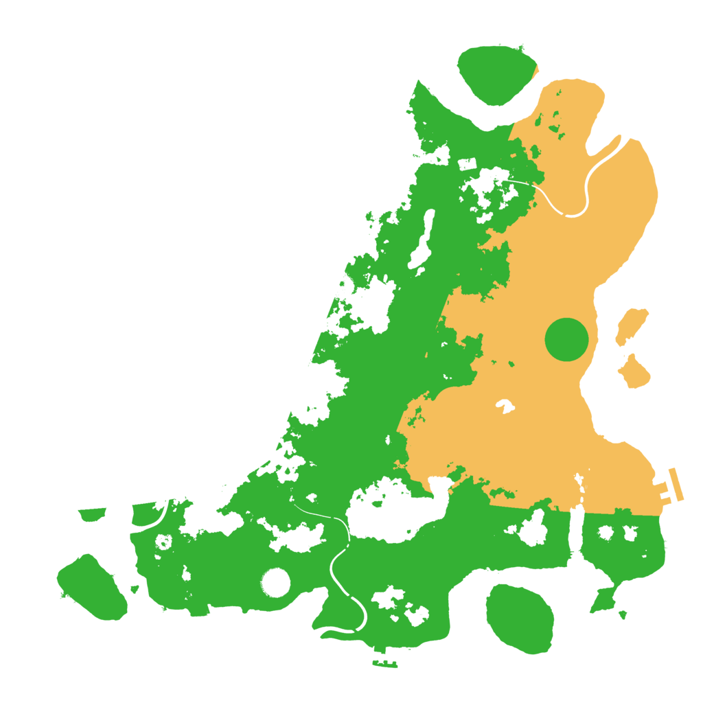 Biome Rust Map: Procedural Map, Size: 4250, Seed: 1099340069