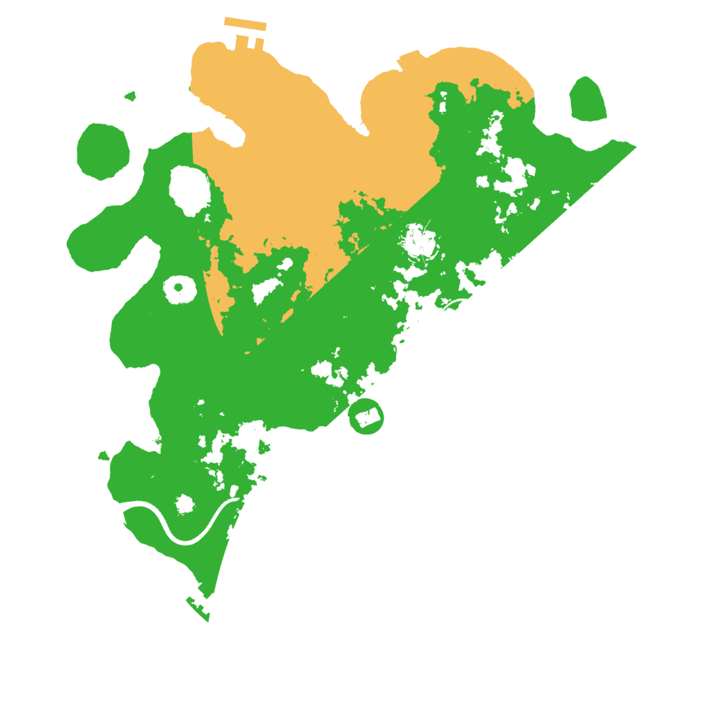 Biome Rust Map: Procedural Map, Size: 3400, Seed: 767436