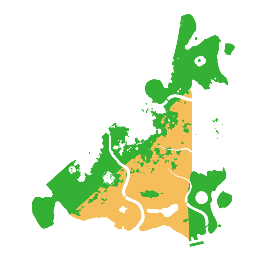 Biome Rust Map: Procedural Map, Size: 3650, Seed: 27918087