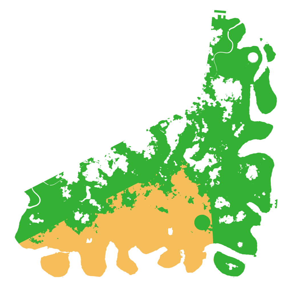 Biome Rust Map: Procedural Map, Size: 5000, Seed: 1525857226