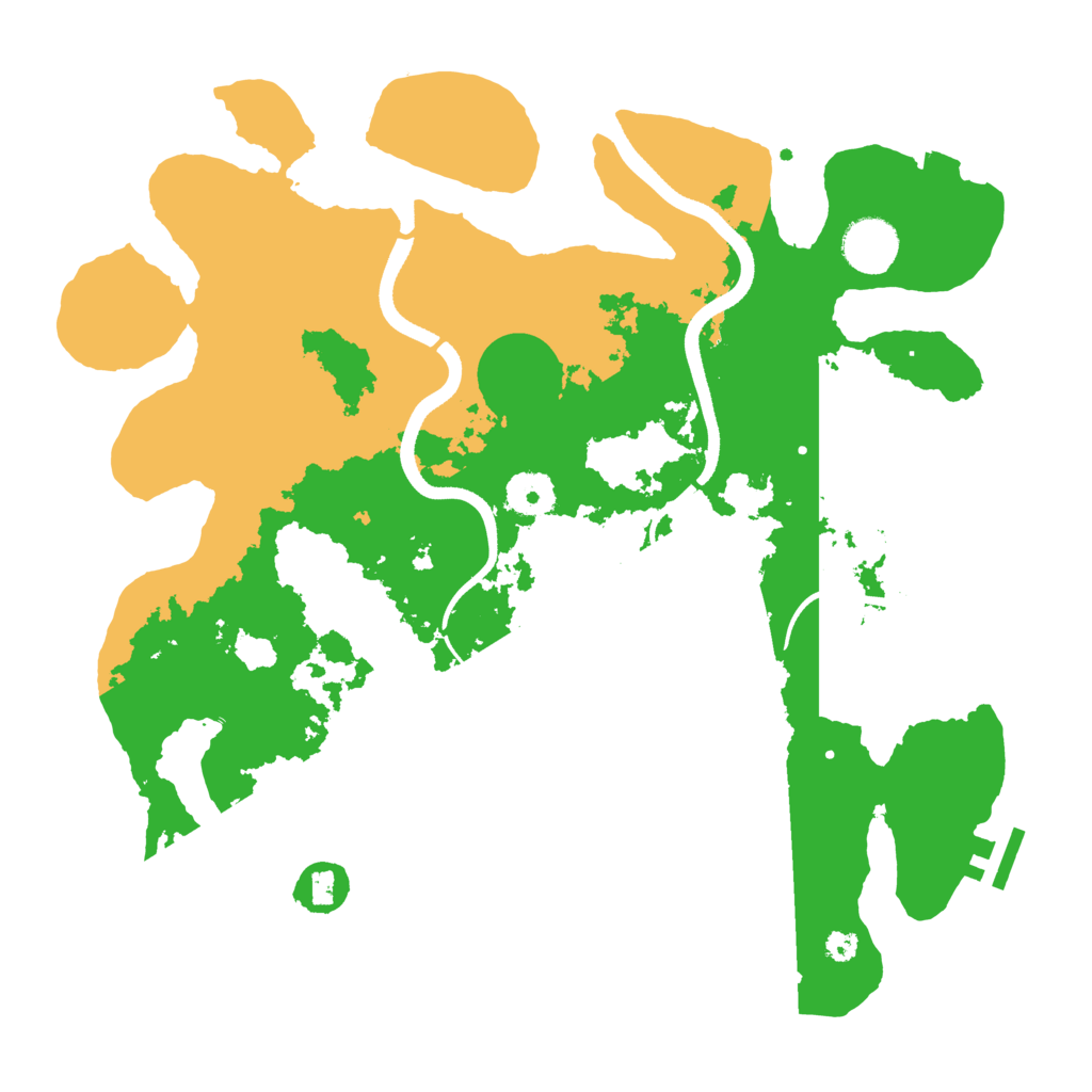 Biome Rust Map: Procedural Map, Size: 3500, Seed: 2135657657