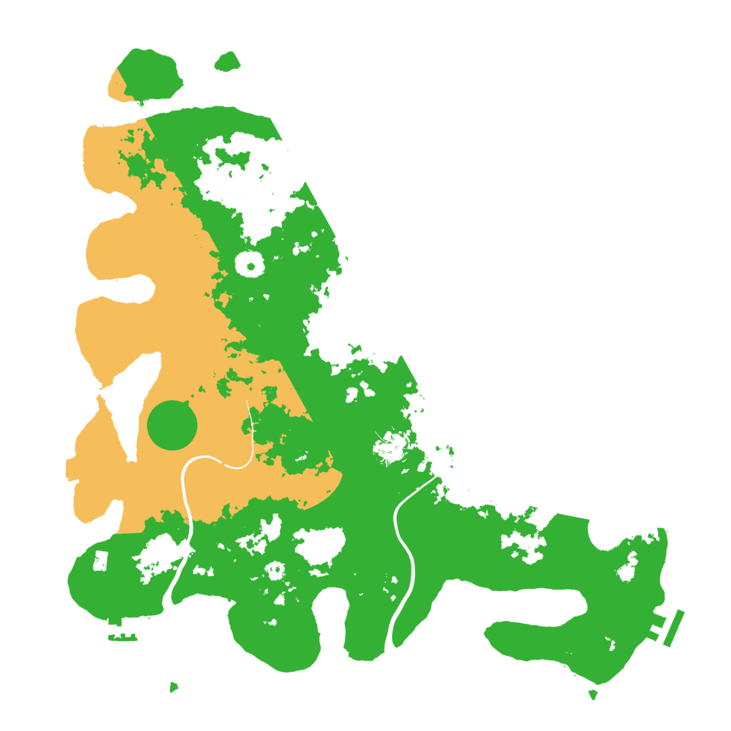 Biome Rust Map: Procedural Map, Size: 3850, Seed: 1838812527