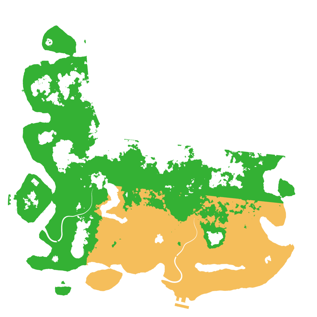 Biome Rust Map: Procedural Map, Size: 4500, Seed: 73651161