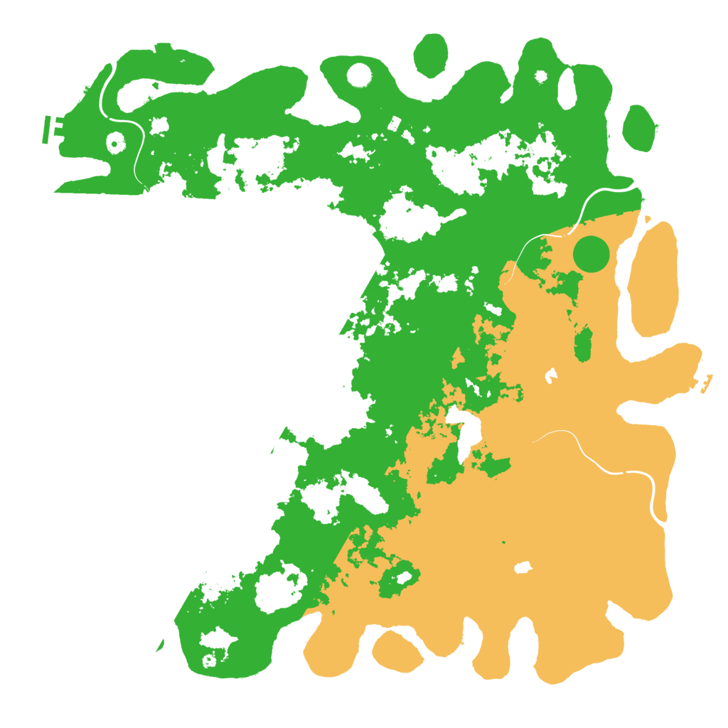 Biome Rust Map: Procedural Map, Size: 5250, Seed: 533010419